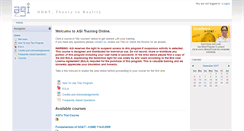 Desktop Screenshot of agi-training-online.com